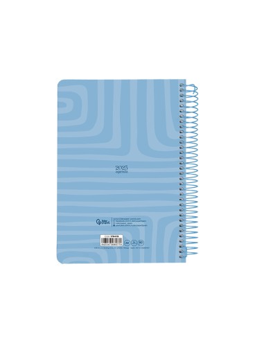 Agenda espiral liderpapel syro s a5 2025 dia pagina color azul papel 60 gr