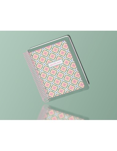 Agenda espiral liderpapel peri ssa a4 2025 dia pagina color verde papel 80 gr