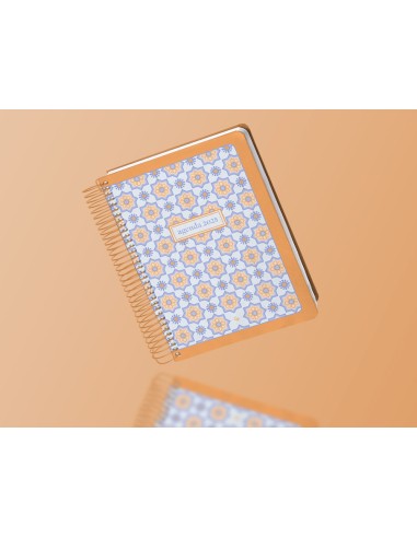 Agenda espiral liderpapel peri ssa a4 2025 dia pagina color naranja papel 80 gr