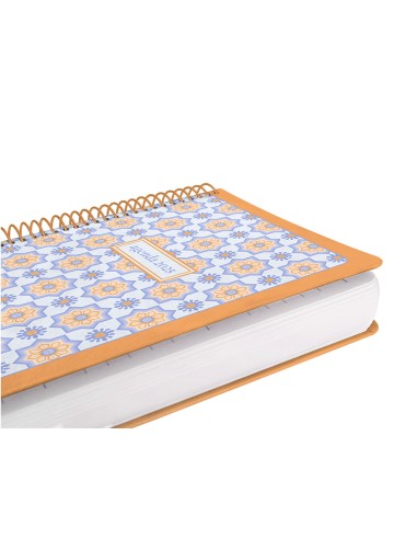 Agenda espiral liderpapel peri ssa a4 2025 dia pagina color naranja papel 80 gr