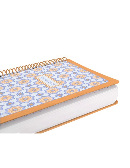Agenda espiral liderpapel peri ssa a4 2025 dia pagina color naranja papel 80 gr