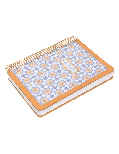 Agenda espiral liderpapel peri ssa a4 2025 dia pagina color naranja papel 80 gr
