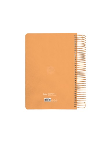Agenda espiral liderpapel peri ssa a4 2025 dia pagina color naranja papel 80 gr