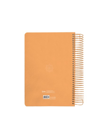 Agenda espiral liderpapel peri ssa a4 2025 dia pagina color naranja papel 80 gr