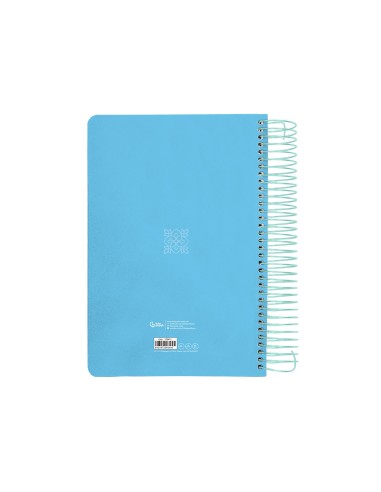 Agenda espiral liderpapel peri ssa a4 2025 dia pagina color azul papel 80 gr