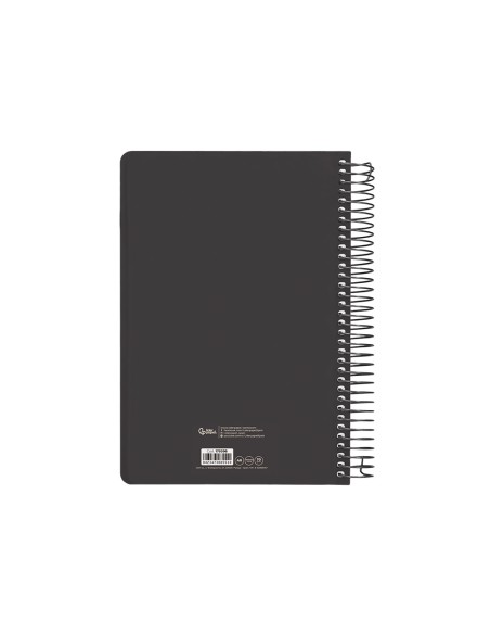Agenda espiral liderpapel clas sic a6 2025 dia pagina blanco y negro 2 papel 70 gr