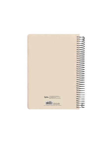 Agenda espiral liderpapel clas sic a5 2025 semana vista blanco y negro 1 papel 70 gr