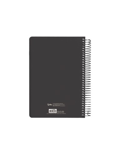 Agenda espiral liderpapel clas sic a5 2025 semana vista blanco y negro 2 papel 70 gr