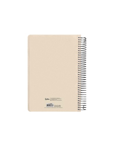 Agenda espiral liderpapel clas sic a4 2025 semana vista blanco y negro 1 papel 70 gr