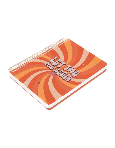Agenda espiral liderpapel zant e a5 2025 dia pagina color naranja papel 70 gr