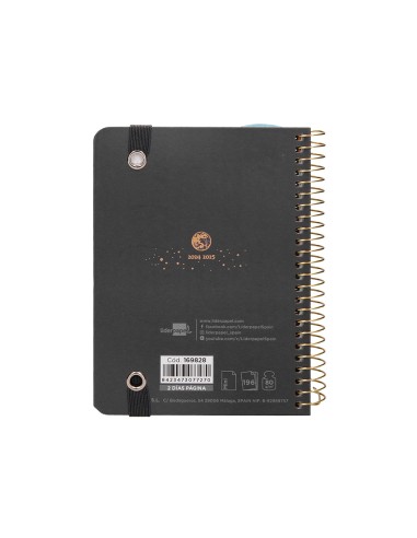 Agenda escolar liderpapel ano 24 25 curso classic lines antracita 2 dias pagina a6