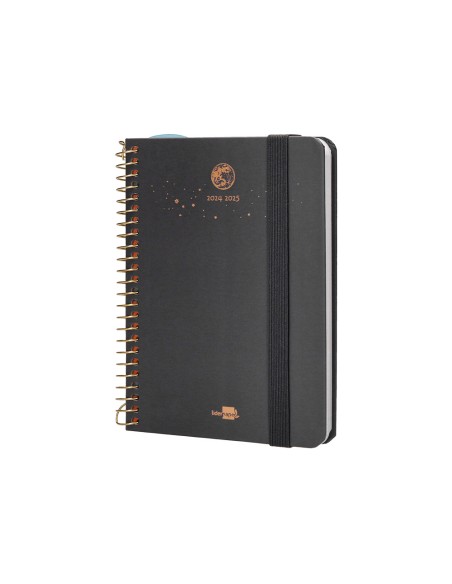 Agenda escolar liderpapel ano 24 25 curso classic lines antracita 2 dias pagina a6