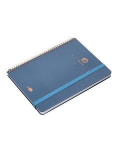 Agenda escolar liderpapel ano 24 25 curso classic lines azul semana vista a5