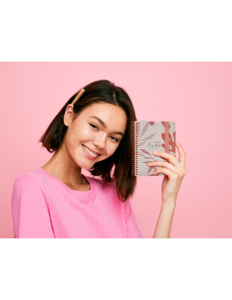 Agenda escolar liderpapel ano 24 25 curso classic my plans coral 2 dias pagina a6