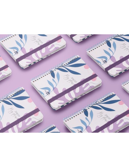 Agenda escolar liderpapel ano 24 25 curso classic my plans blue 2 dias pagina a6