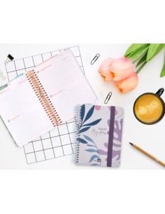 Agenda escolar liderpapel ano 24 25 curso classic my plans blue 2 dias pagina a6