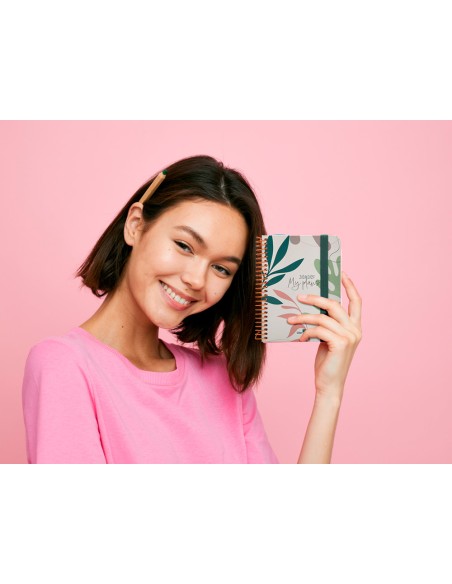 Agenda escolar liderpapel ano 24 25 curso classic my plans nature 2 dias pagina a6