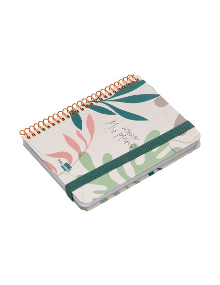 Agenda escolar liderpapel ano 24 25 curso classic my plans nature 2 dias pagina a6