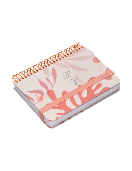 Agenda escolar liderpapel ano 24 25 curso classic my plans coral dia pagina a6