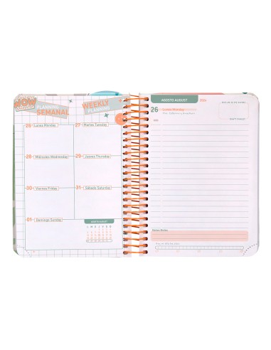Agenda escolar liderpapel ano 24 25 curso classic my plans surtido dia pagina a6