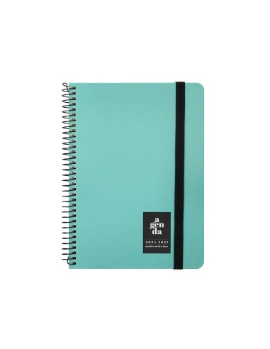 Agenda escolar liderpapel ano 24 25 curso classic menta 2 dias pagina a5