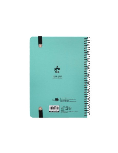 Agenda escolar liderpapel ano 24 25 curso classic menta 2 dias pagina a5