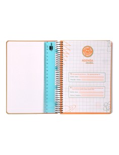 Agenda escolar liderpapel ano 24 25 curso classic amarillo 2 dias pagina a5