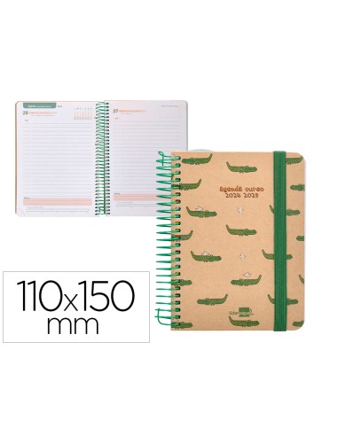 Agenda escolar liderpapel ano 24 25 escolar classic surtido dia pagina a6 tetra