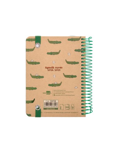 Agenda escolar liderpapel ano 24 25 escolar classic surtido dia pagina a6 tetra