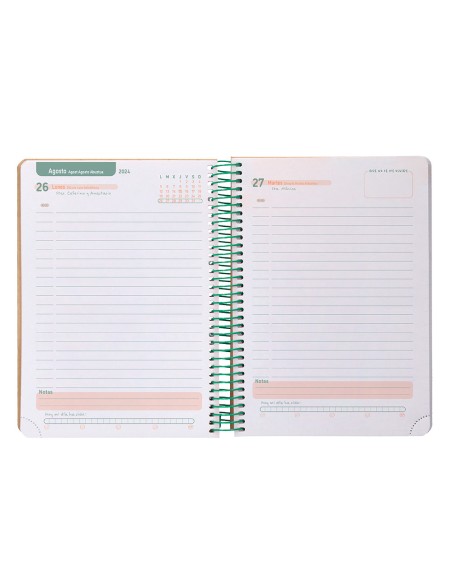 Agenda escolar liderpapel ano 24 25 escolar classic surtido dia pagina a6 tetra