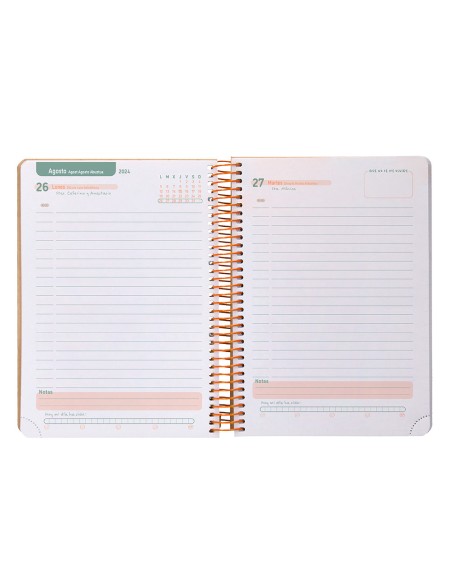 Agenda escolar liderpapel ano 24 25 escolar classic surtido dia pagina a6 tetra