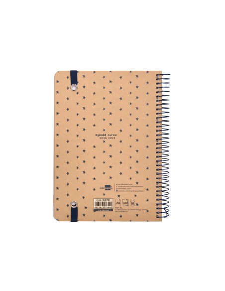 Agenda escolar liderpapel ano 24 25 escolar classic stars dia pagina a5 tetra