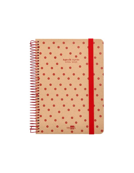 Agenda escolar liderpapel ano 24 25 escolar classic smile dia pagina a5 tetra