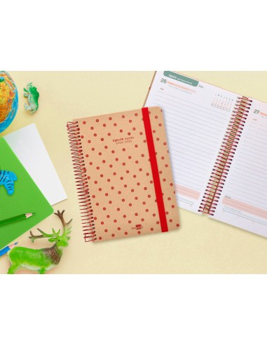 Agenda escolar liderpapel ano 24 25 escolar classic smile dia pagina a5 tetra