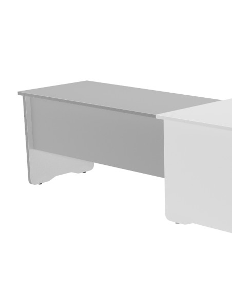 Ala para mesa rocada serie work 60x100 cm derecha o izquierda acabado ab02 aluminio gris Ala para mesa rocada serie work 60x100 cm derecha o izquierda acabado ab02 aluminio gris