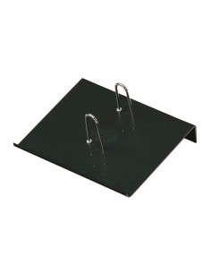 Portacalendario plastico faibo para bloc bufete 100 reciclable color negro 160x33x190 mm