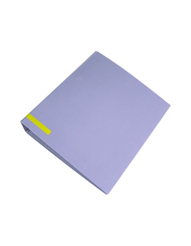 Archivador de palanca liderpapel a4 color system forrado sin rado lomo 80 mm lavanda compresor metalico