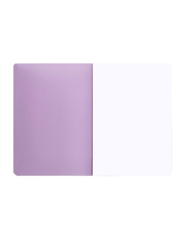 Libreta liderpapel 360 tapa de plastico a5 48 hojas 90g m2 liso sin margen colores pastel surtidos