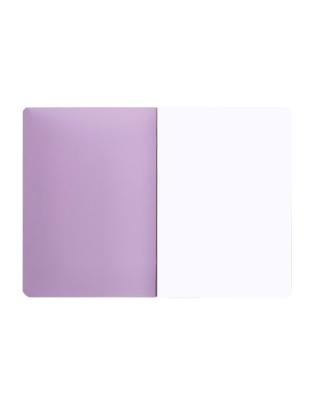 Libreta liderpapel 360 tapa de plastico a5 48 hojas 90g m2 liso sin margen colores pastel surtidos