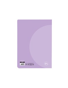 Libreta liderpapel 360 tapa de plastico a4 48 hojas 90g m2 cuadro 4 mm con margen colores pastel surtidos