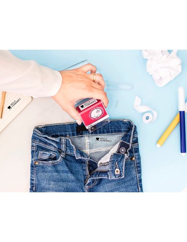 Sello marcador de ropa colop mine tipo 4mm tinta especial para textil 50 lavados en frio y 25 en caliente