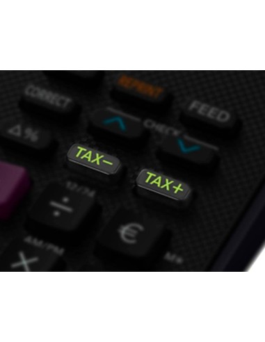 Calculadora casio hr 150rce impresora pantalla lc papel 58 mm impresion bicolor 12 digitos ac dc color negro