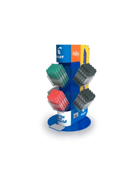 Expositor pilot giratorio surtido 522 unidades modelos colores surtidos
