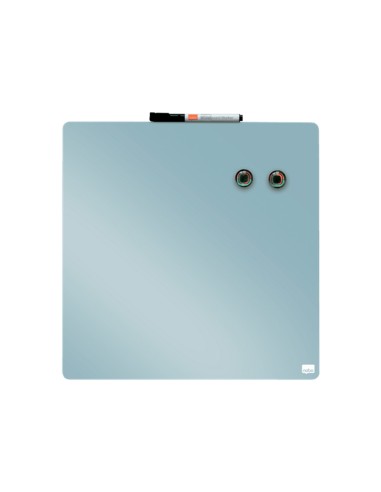 Pizarra nobo magnetica para el hogar color gris 360x360 mm