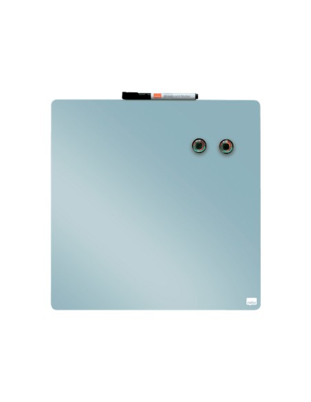 Pizarra nobo magnetica para el hogar color gris 360x360 mm