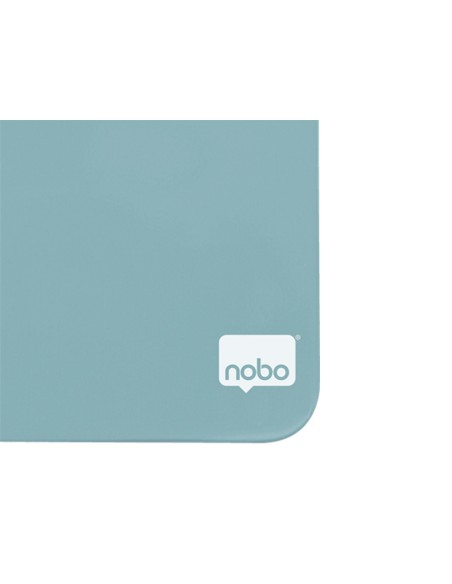 Pizarra nobo magnetica para el hogar color gris 360x360 mm