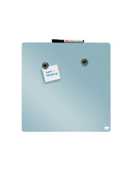 Pizarra nobo magnetica para el hogar color gris 360x360 mm