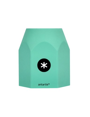 Cubilete portalapices antartik celeste coral lavanda y menta pastel silicona hexagonal 95x85x75 mm