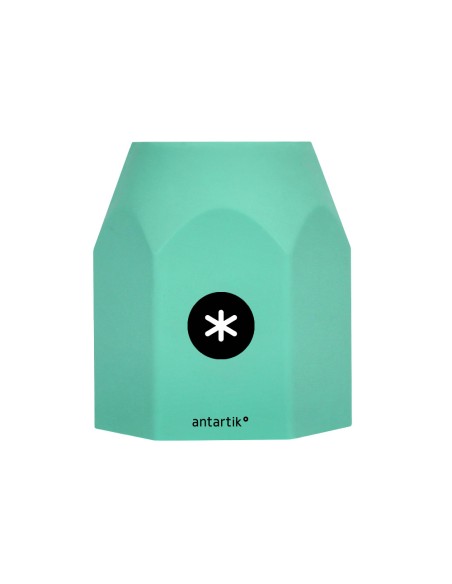 Cubilete portalapices antartik celeste coral lavanda y menta pastel silicona hexagonal 95x85x75 mm