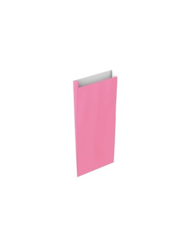 Sobre papel basika celulosa rosa con fuelle xs 120x250x30 mm paquete de 25 unidades